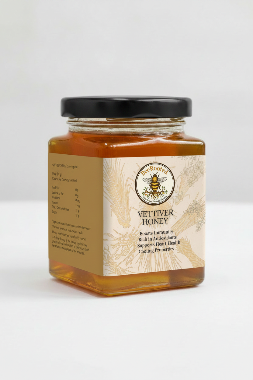 Vettiver Honey – BeeRooted Organic Raw Honey