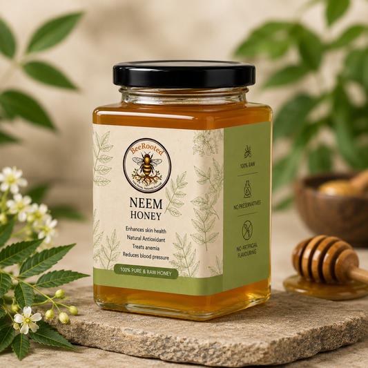🌿 Neem Honey – BeeRooted Organic Raw Honey