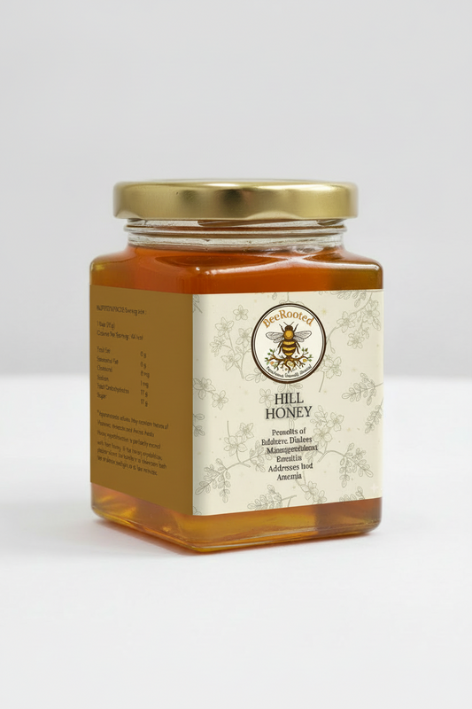 Pure Organic Hill Honey – BeeRooted Raw Forest Honey Online India